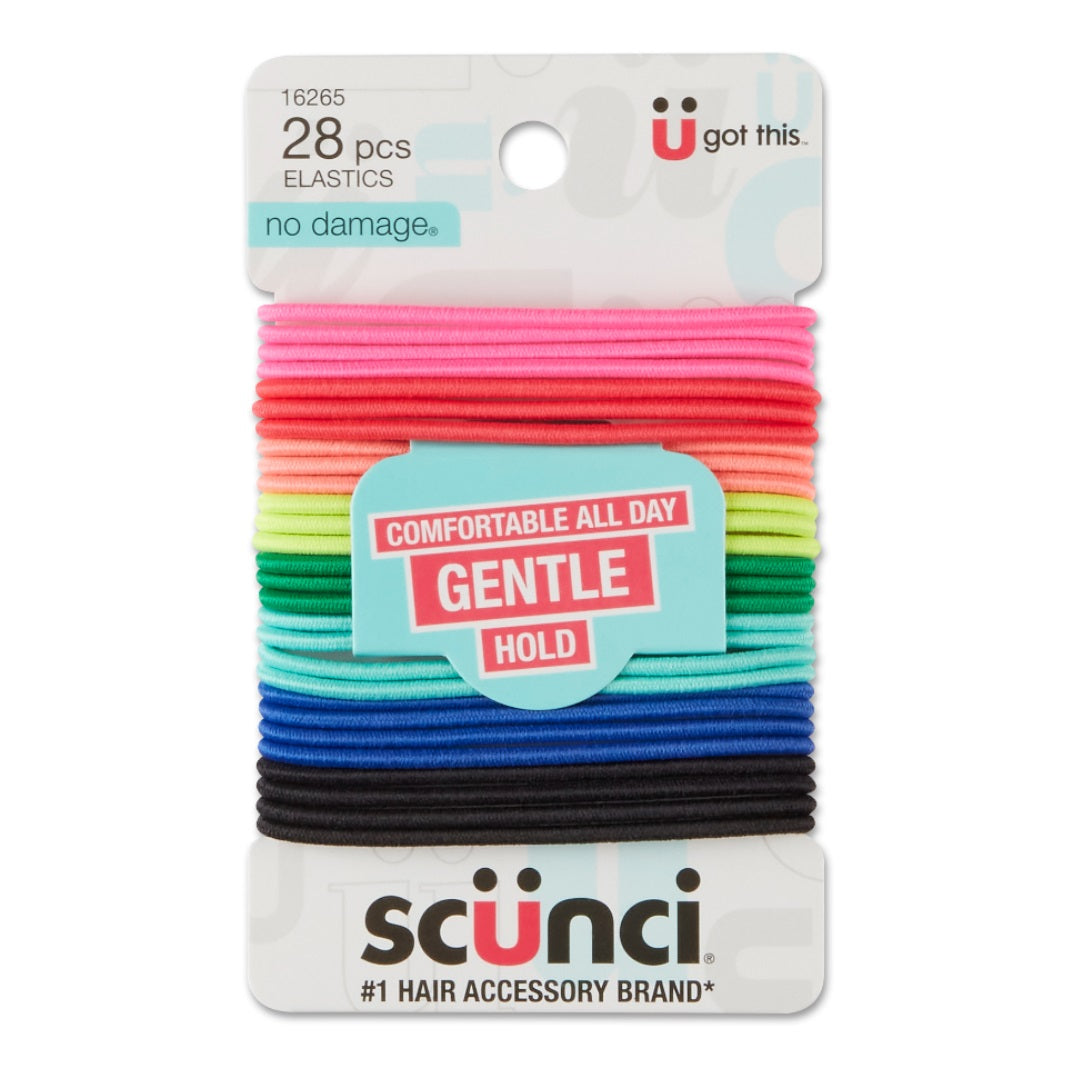 Bandas Elasticas Surtidas X 28 Unidades 16265 Scunci  by Conair®