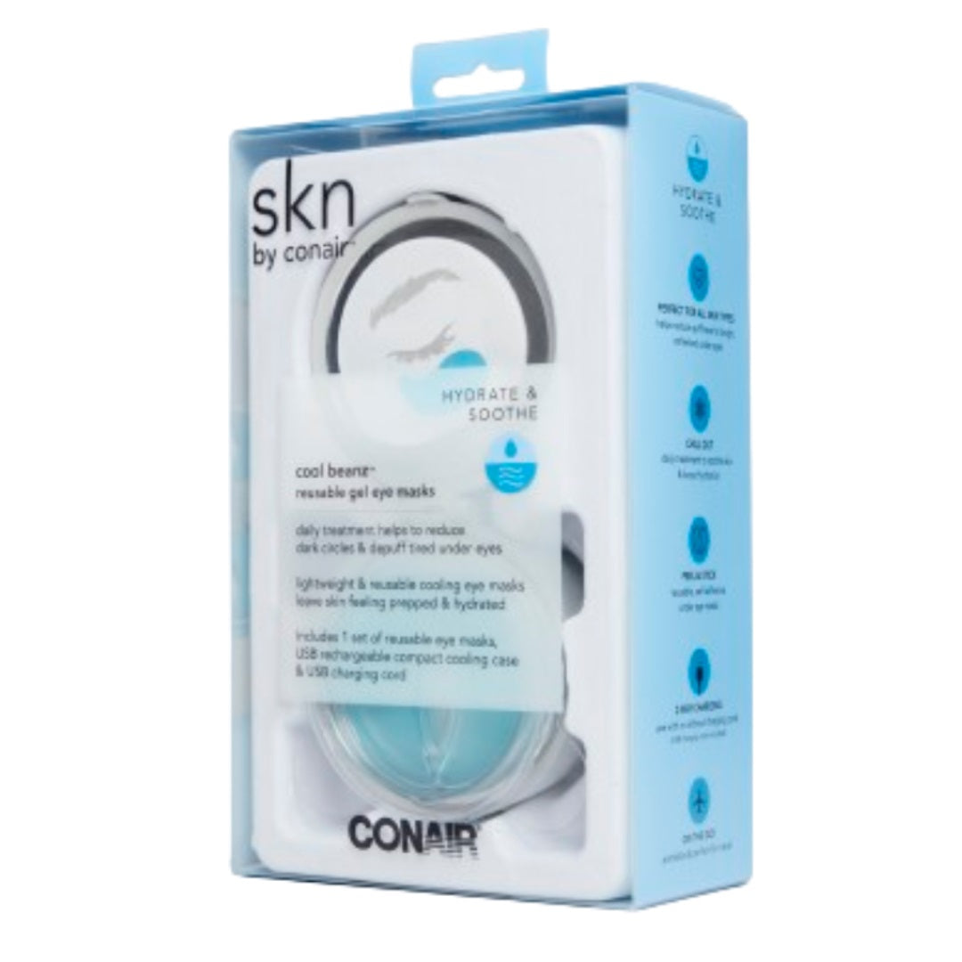 Máscaras de ojos en gel reutilizables FP01 Cool Beanz™ de SKN by Conair™