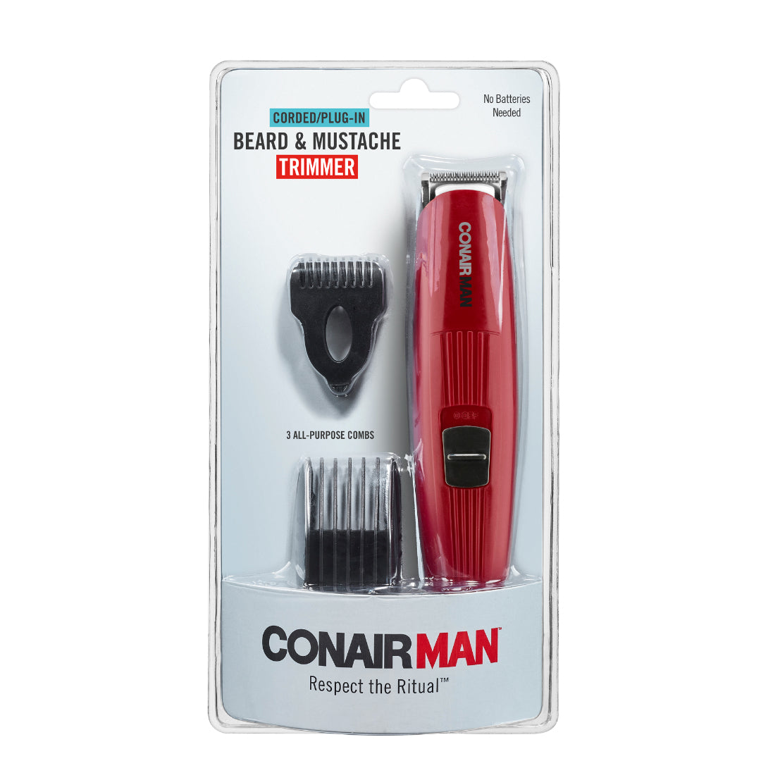 Recortadora de barba y bigote con cable GMT8NCS by ConairMan™