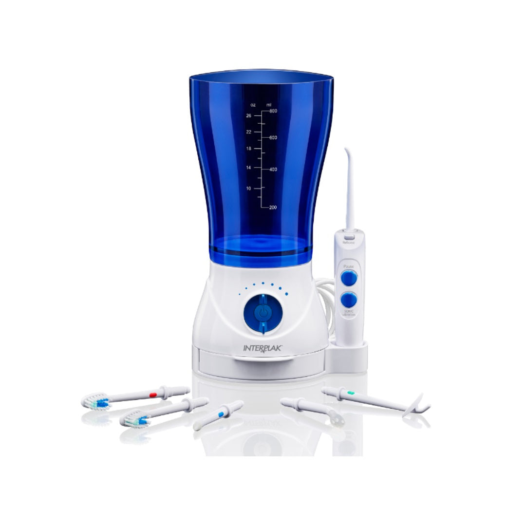 Irrigador bucal sónico con 6 accesorios SWJ2 mx Interplak by Conair®