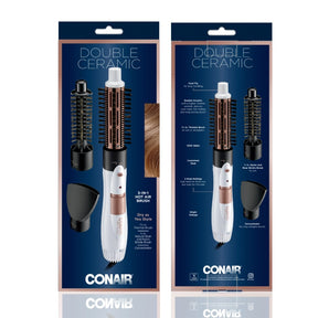 Cepillo Caliente De Cerámica/Turmalina 3 En 1 Conair